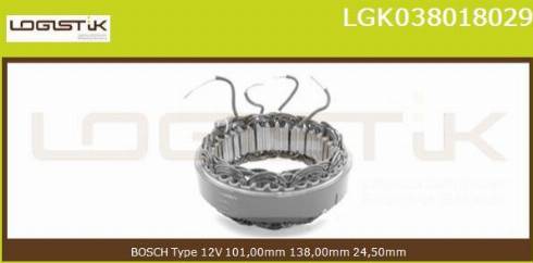 LGK LGK038018029 - Stator, alternator furqanavto.az