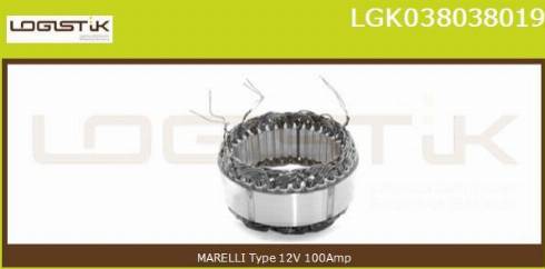 LGK LGK038038019 - Stator, alternator furqanavto.az