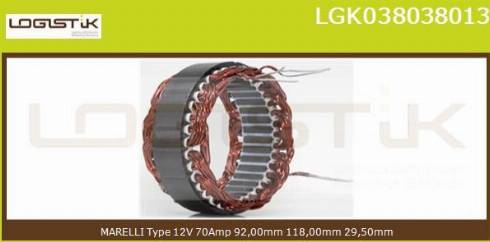 LGK LGK038038013 - Stator, alternator furqanavto.az