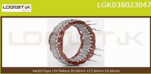 LGK LGK038023047 - Stator, alternator furqanavto.az