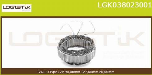 LGK LGK038023001 - Stator, alternator furqanavto.az