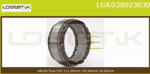 LGK LGK038023030 - Stator, alternator furqanavto.az