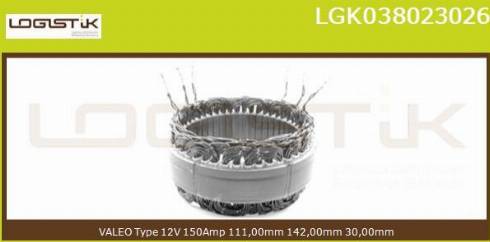 LGK LGK038023026 - Stator, alternator furqanavto.az