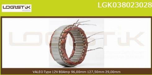 LGK LGK038023028 - Stator, alternator furqanavto.az