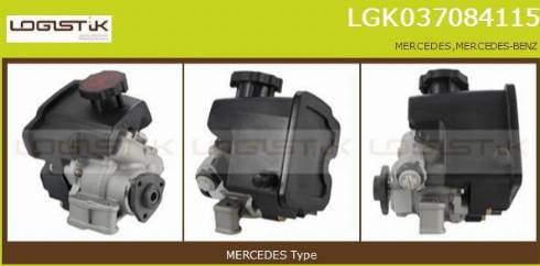 LGK LGK037084115 - Hidravlik nasos, sükan sistemi furqanavto.az