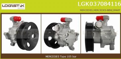 LGK LGK037084116 - Hidravlik nasos, sükan sistemi furqanavto.az