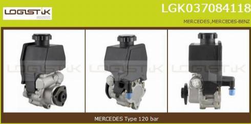 LGK LGK037084118 - Hidravlik nasos, sükan sistemi furqanavto.az