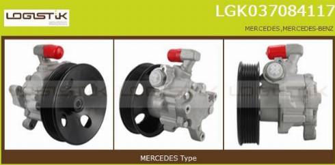 LGK LGK037084117 - Hidravlik nasos, sükan sistemi furqanavto.az