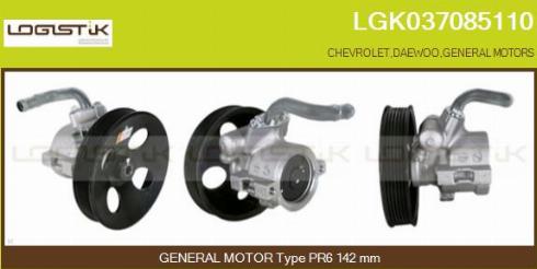 LGK LGK037085110 - Hidravlik nasos, sükan sistemi furqanavto.az