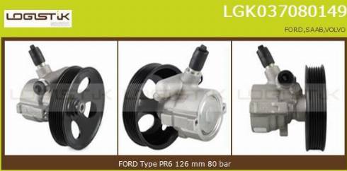 LGK LGK037080149 - Hidravlik nasos, sükan sistemi furqanavto.az