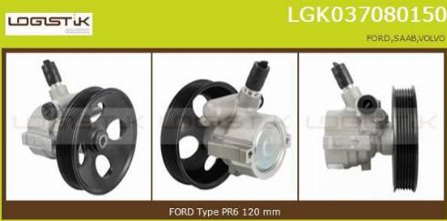 LGK LGK037080150 - Hidravlik nasos, sükan sistemi furqanavto.az