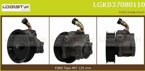 LGK LGK037080110 - Hidravlik nasos, sükan sistemi furqanavto.az