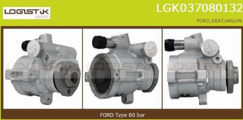 LGK LGK037080132 - Hidravlik nasos, sükan sistemi furqanavto.az
