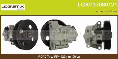LGK LGK037080121 - Hidravlik nasos, sükan sistemi furqanavto.az
