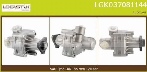 LGK LGK037081144 - Hidravlik nasos, sükan sistemi furqanavto.az