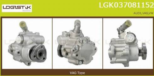 LGK LGK037081152 - Hidravlik nasos, sükan sistemi furqanavto.az