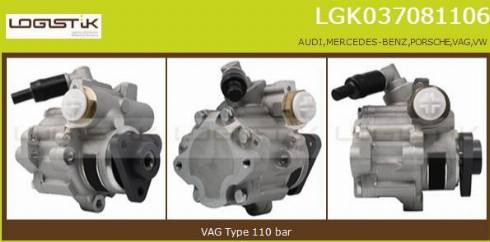 LGK LGK037081106 - Hidravlik nasos, sükan sistemi furqanavto.az