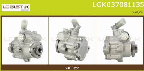 LGK LGK037081135 - Hidravlik nasos, sükan sistemi furqanavto.az
