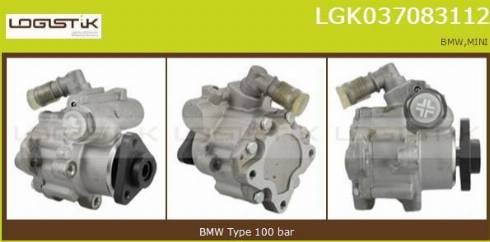 LGK LGK037083112 - Hidravlik nasos, sükan sistemi furqanavto.az