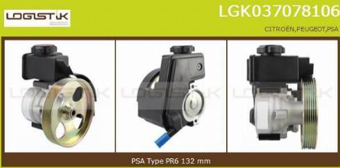 LGK LGK037078106 - Hidravlik nasos, sükan sistemi furqanavto.az