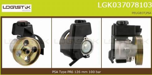LGK LGK037078103 - Hidravlik nasos, sükan sistemi furqanavto.az
