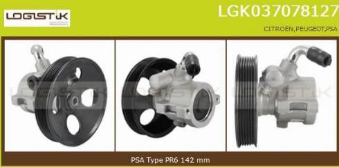 LGK LGK037078127 - Hidravlik nasos, sükan sistemi furqanavto.az