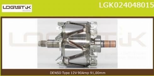 LGK LGK024048015 - Rotor, alternator furqanavto.az