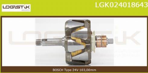 LGK LGK024018643 - Rotor, alternator furqanavto.az