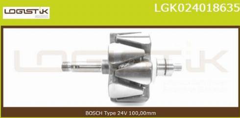 LGK LGK024018635 - Rotor, alternator furqanavto.az