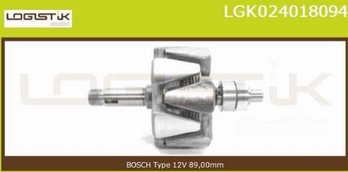LGK LGK024018094 - Rotor, alternator furqanavto.az