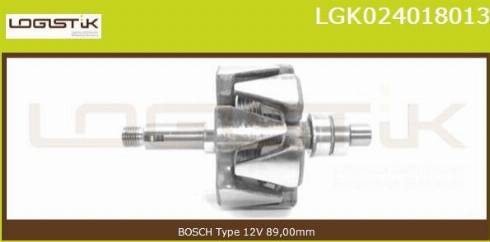 LGK LGK024018013 - Rotor, alternator furqanavto.az