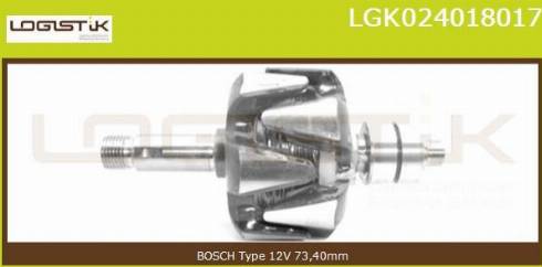 LGK LGK024018017 - Rotor, alternator furqanavto.az