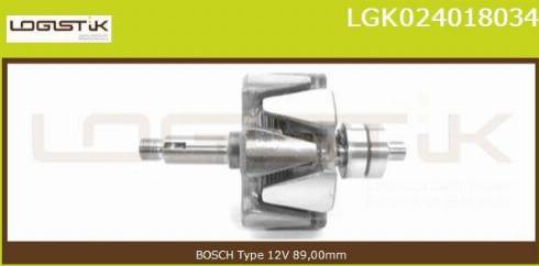 LGK LGK024018034 - Rotor, alternator furqanavto.az