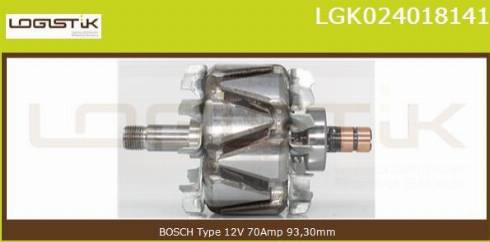 LGK LGK024018141 - Rotor, alternator furqanavto.az