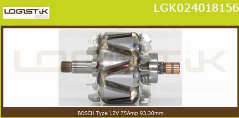LGK LGK024018156 - Rotor, alternator furqanavto.az