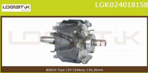 LGK LGK024018158 - Rotor, alternator furqanavto.az