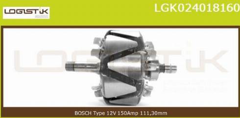 LGK LGK024018160 - Rotor, alternator furqanavto.az