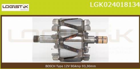 LGK LGK024018134 - Rotor, alternator furqanavto.az