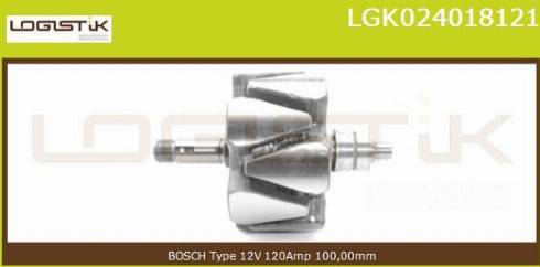 LGK LGK024018121 - Rotor, alternator furqanavto.az