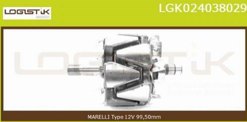 LGK LGK024038029 - Rotor, alternator furqanavto.az