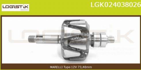 LGK LGK024038026 - Rotor, alternator furqanavto.az