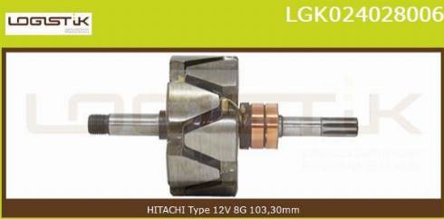 LGK LGK024028006 - Rotor, alternator furqanavto.az