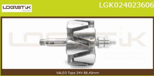 LGK LGK024023606 - Rotor, alternator furqanavto.az