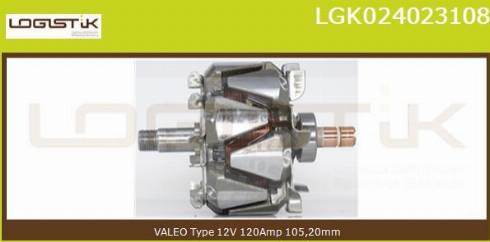 LGK LGK024023108 - Rotor, alternator furqanavto.az