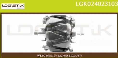 LGK LGK024023103 - Rotor, alternator furqanavto.az