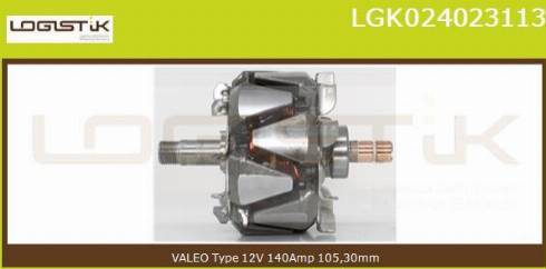 LGK LGK024023113 - Rotor, alternator furqanavto.az