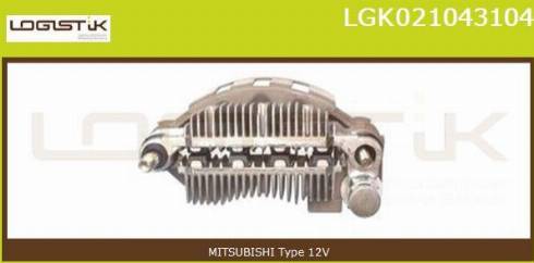 LGK LGK021043104 - Düzləşdirici, alternator furqanavto.az