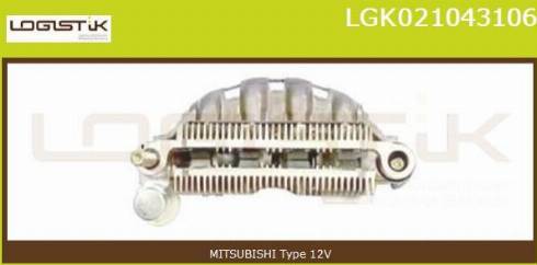 LGK LGK021043106 - Düzləşdirici, alternator furqanavto.az