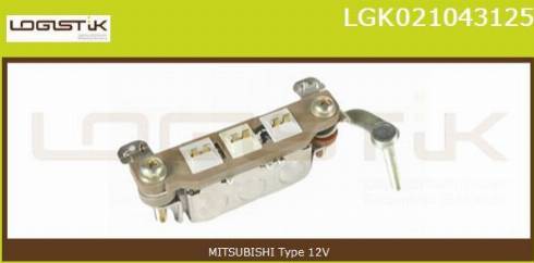 LGK LGK021043125 - Düzləşdirici, alternator furqanavto.az