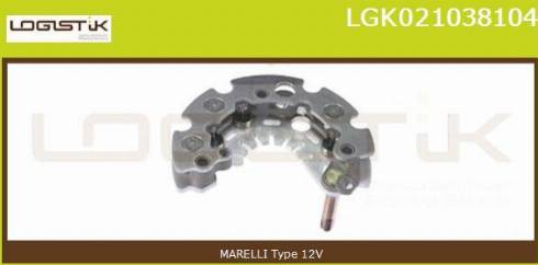 LGK LGK021038104 - Düzləşdirici, alternator furqanavto.az